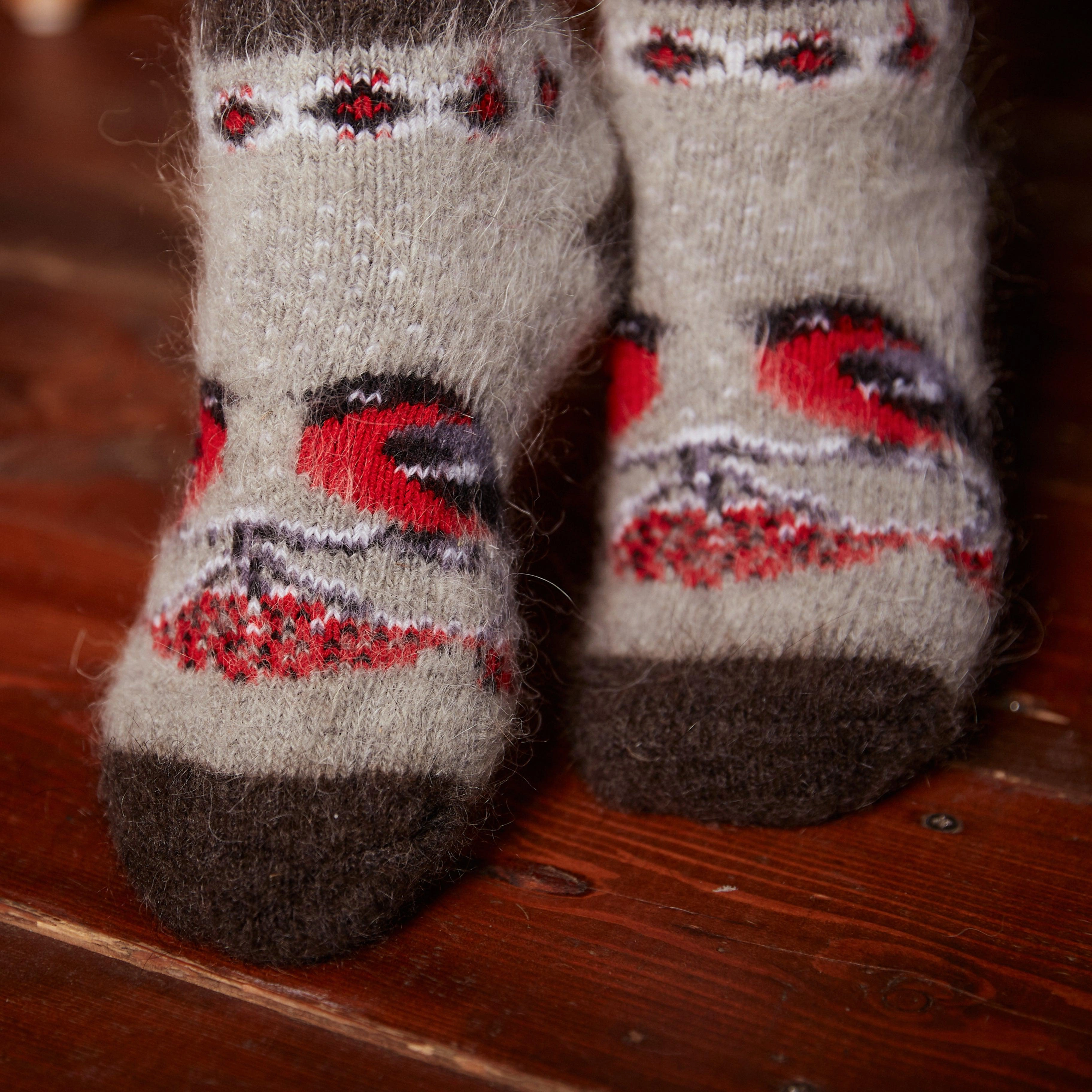 Cozy Bird & Berry Socks for Every Adventure